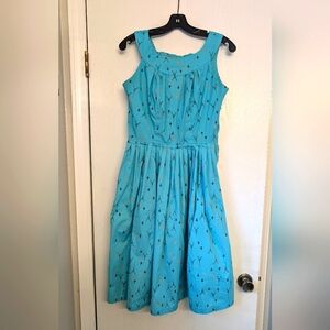 Bettie Page Paris Print Dress